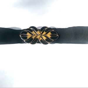 Vintage Belt Black Elastic